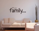 We Are Family Quotes Wall  Art Stickers